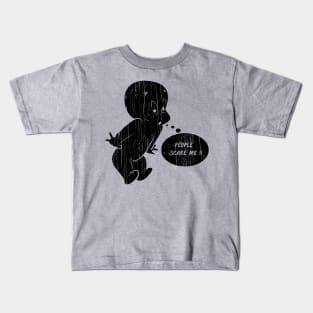 People Scare Me // Black Kids T-Shirt